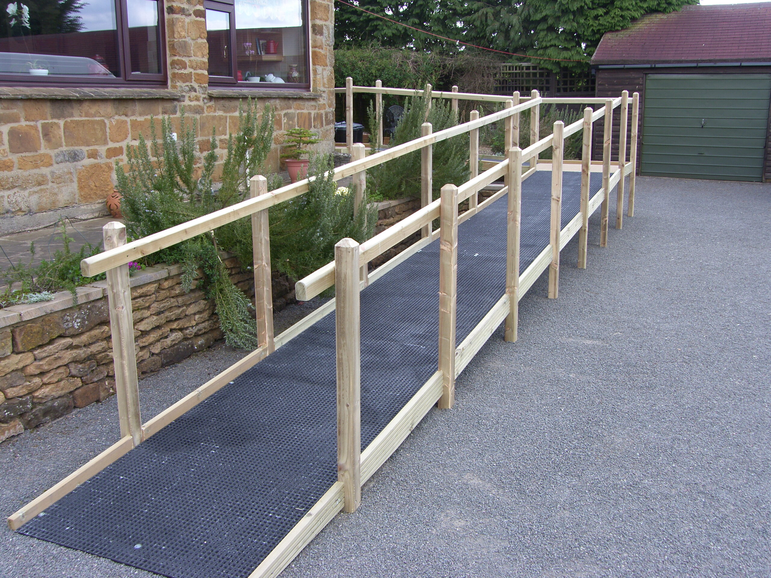 Wooden Mobility Ramp